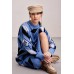 Knitted dress "Mirage" blue